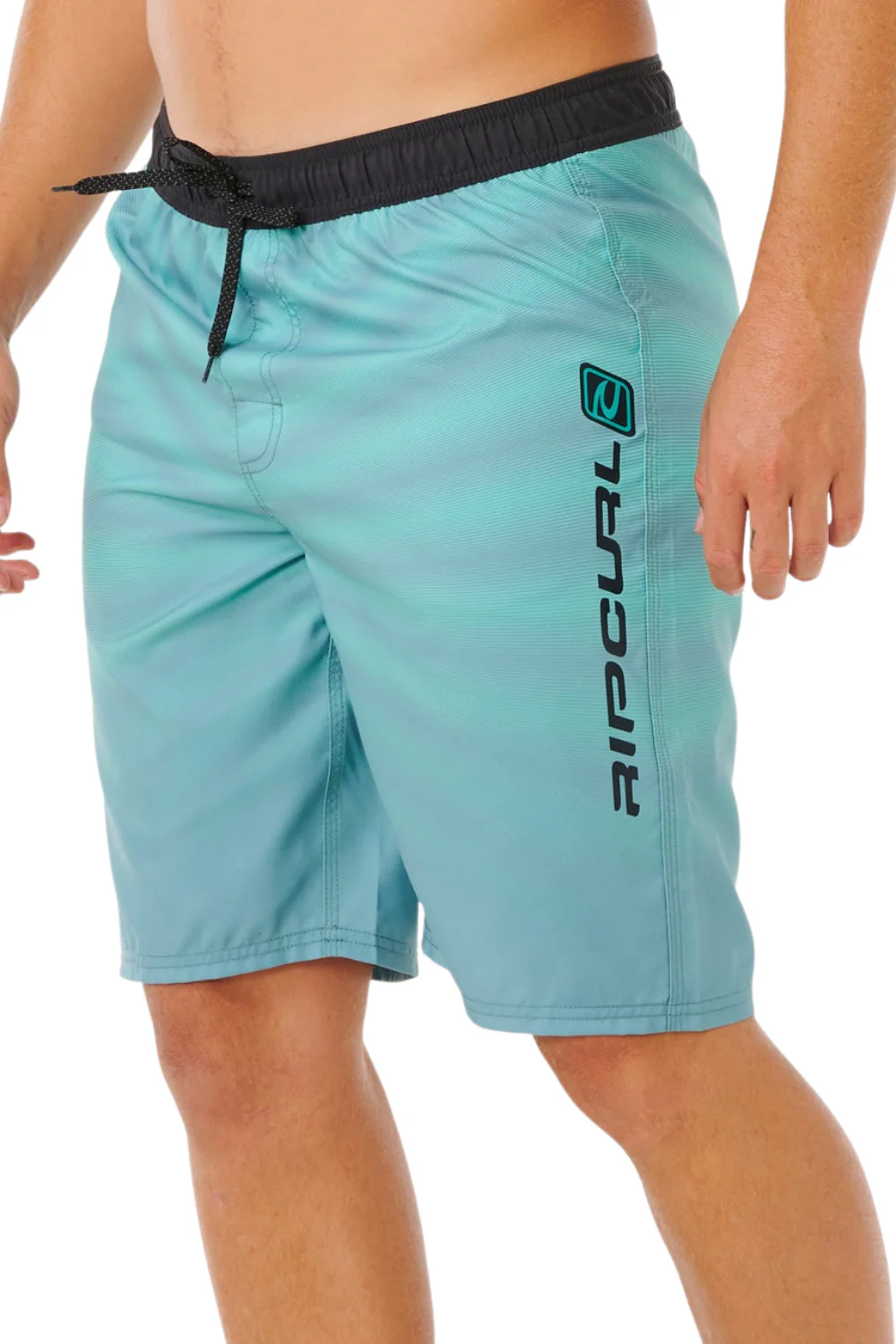 Rip Curl Shock Wave Mens 21" Elastic Fit Board Shorts Faded Denim - Image 3
