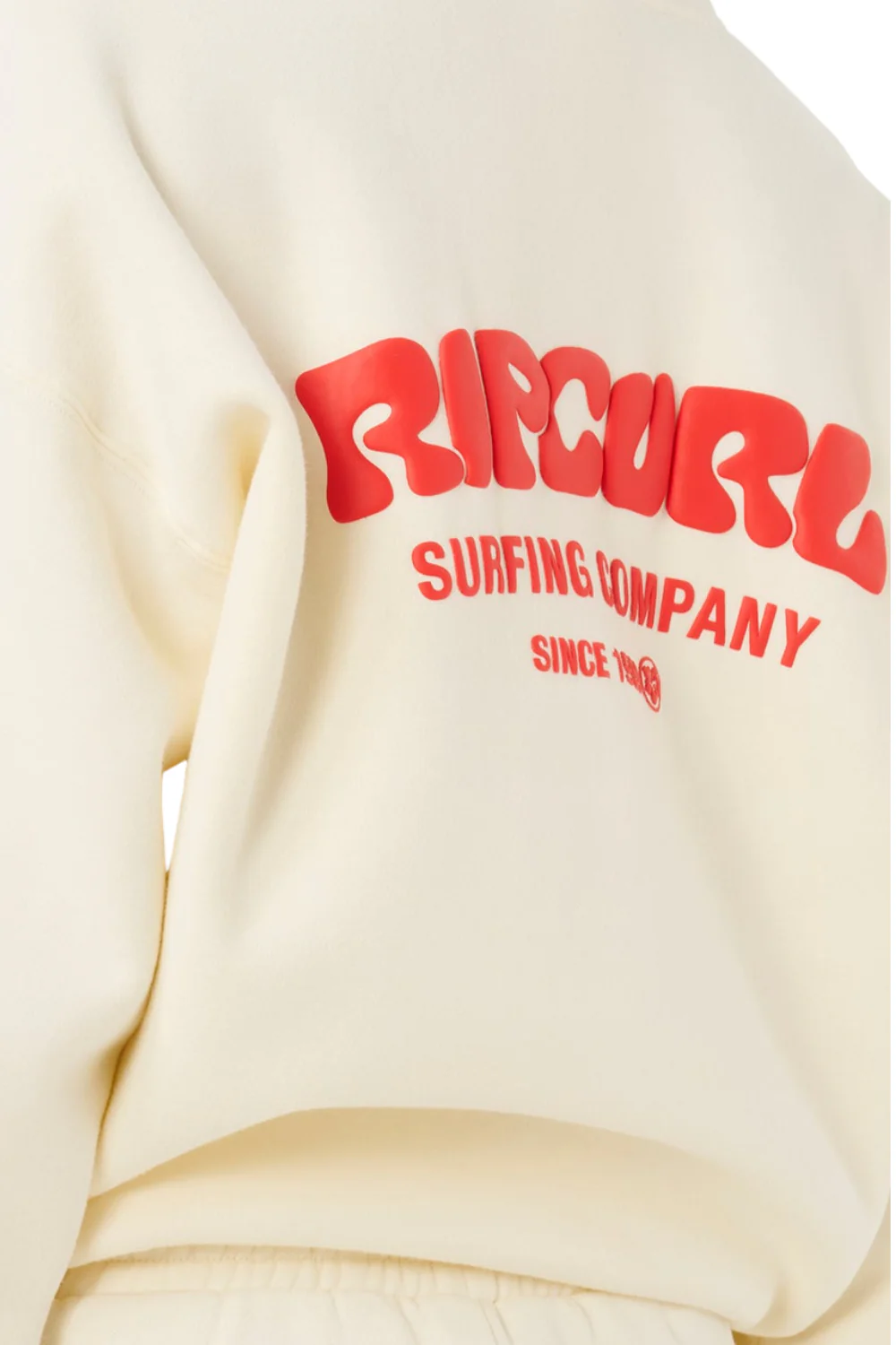 Rip Curl Surf Puff Heritage Womens Hoodie Cayenne - Image 3