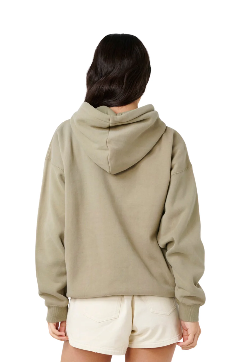 Rip Curl Varsity Womens Hoodie Olive - Image 2