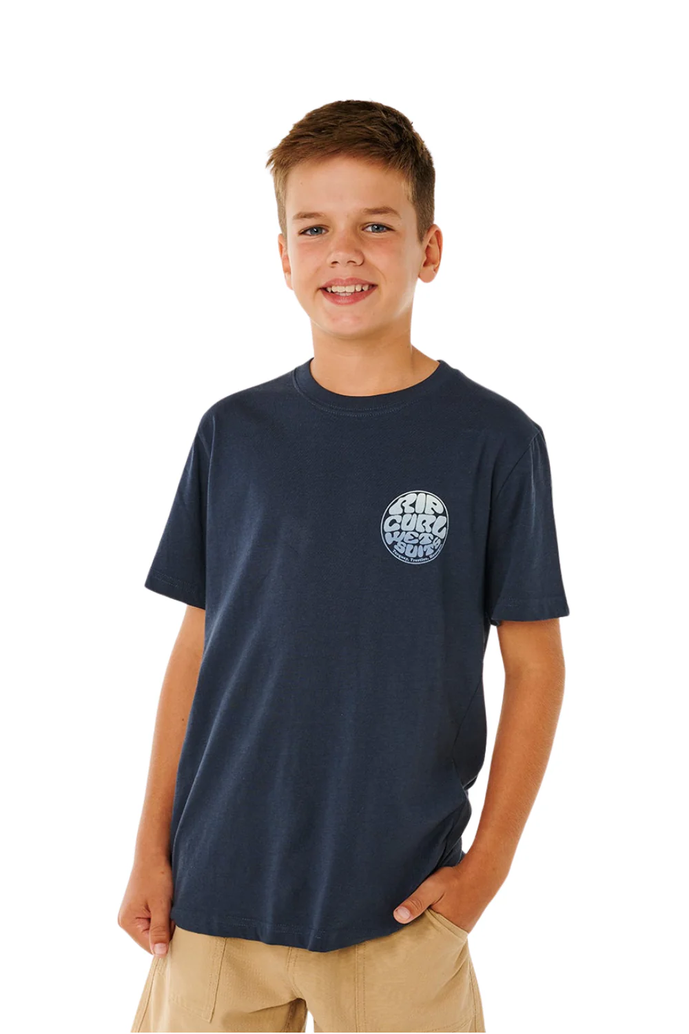 Rip Curl Wetsuit Icon Kids T-Shirt Dark Navy - Image 2