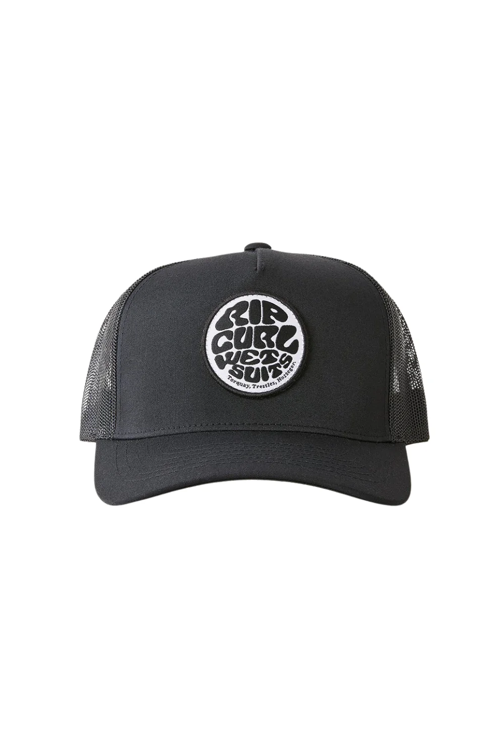 Rip Curl Wetsuit Icon Mens Trucker Cap Black - Image 2