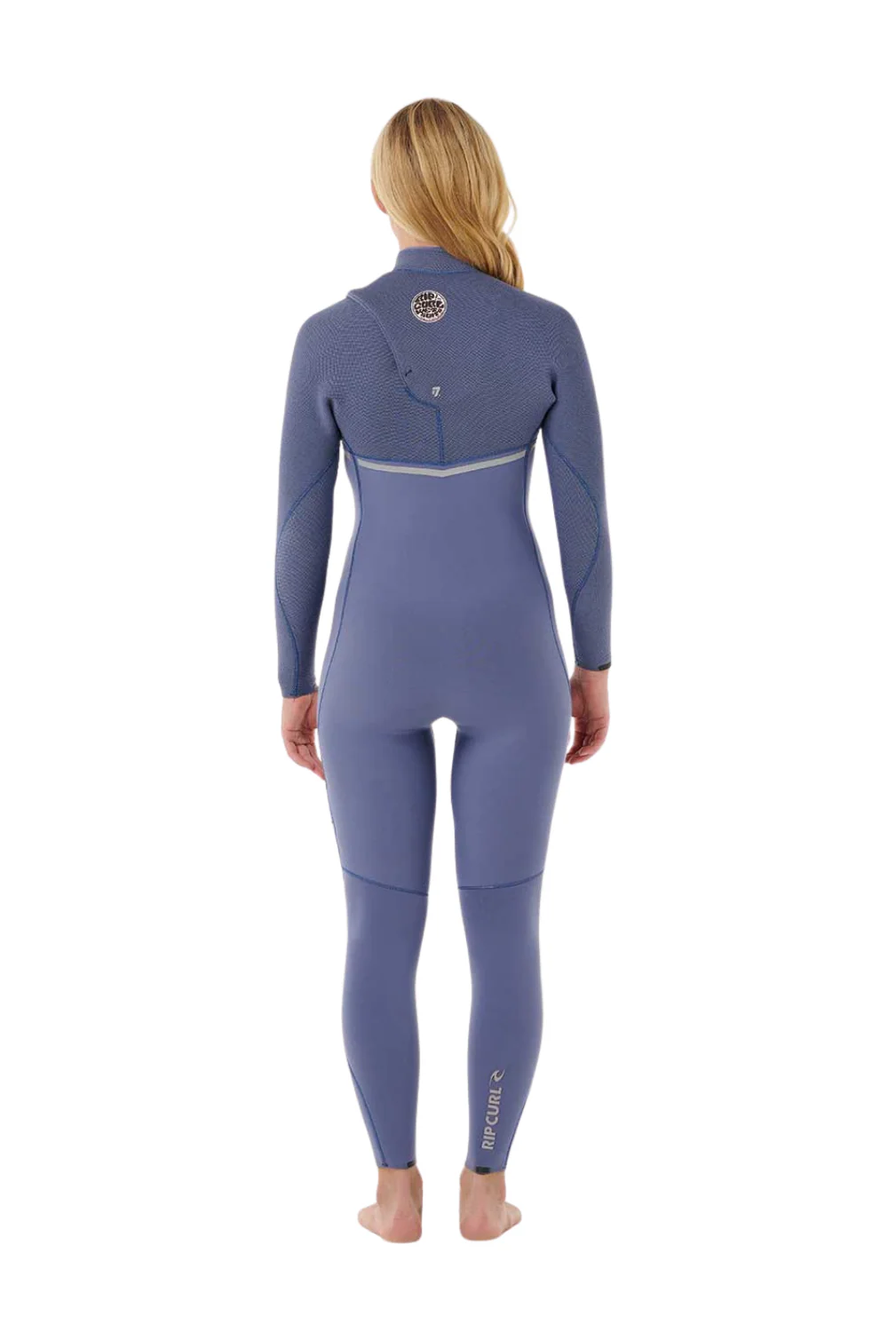 Rip Curl Womens E-Bomb 5/3Mm Zip Free Wetsuit Grey Blue - Image 2