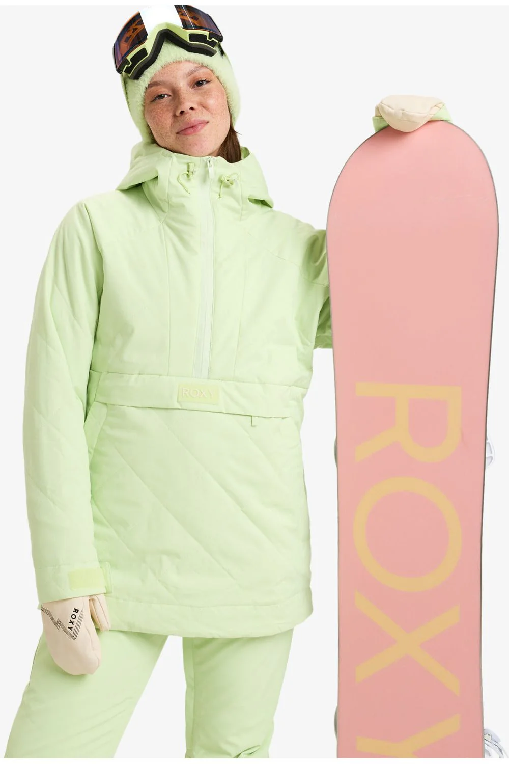 Roxy Radiant Lines Overhead Womens Ski and Snowboard Jacket Butterfly