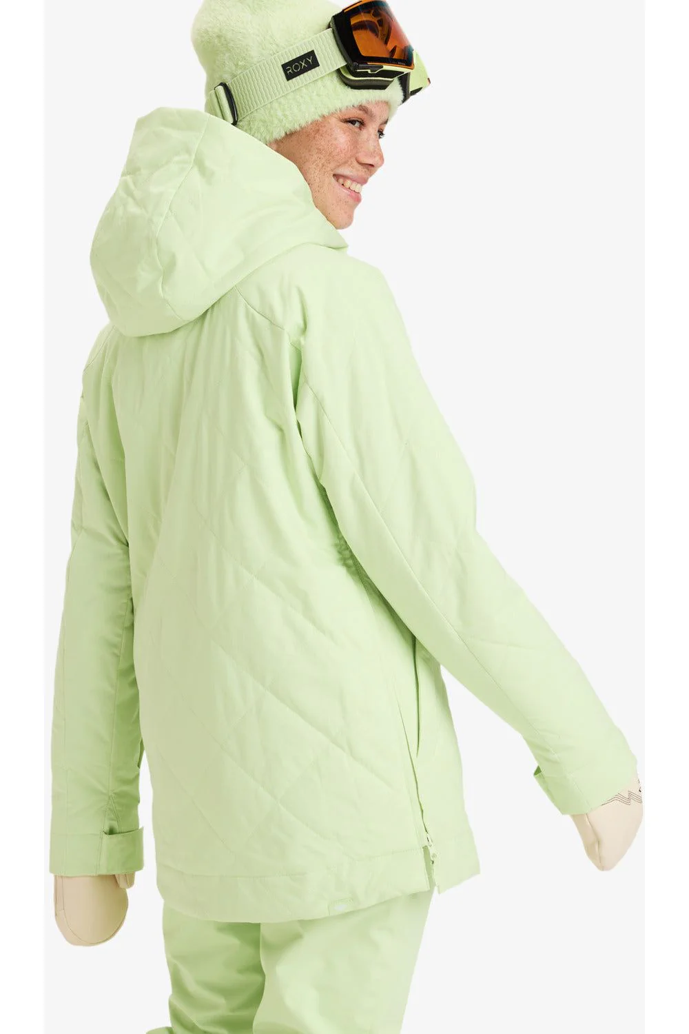 Roxy Radiant Lines Overhead Womens Ski and Snowboard Jacket Butterfly - Image 4