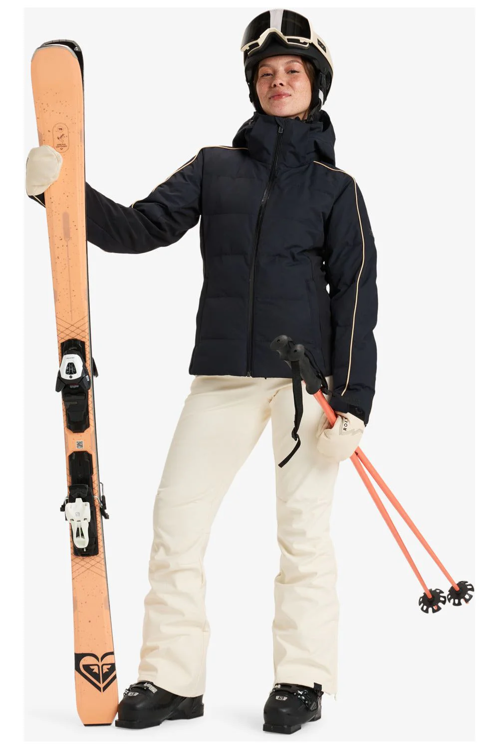 Roxy Snowblizzard Womens Ski and Snowboard Jacket True Black - Image 2