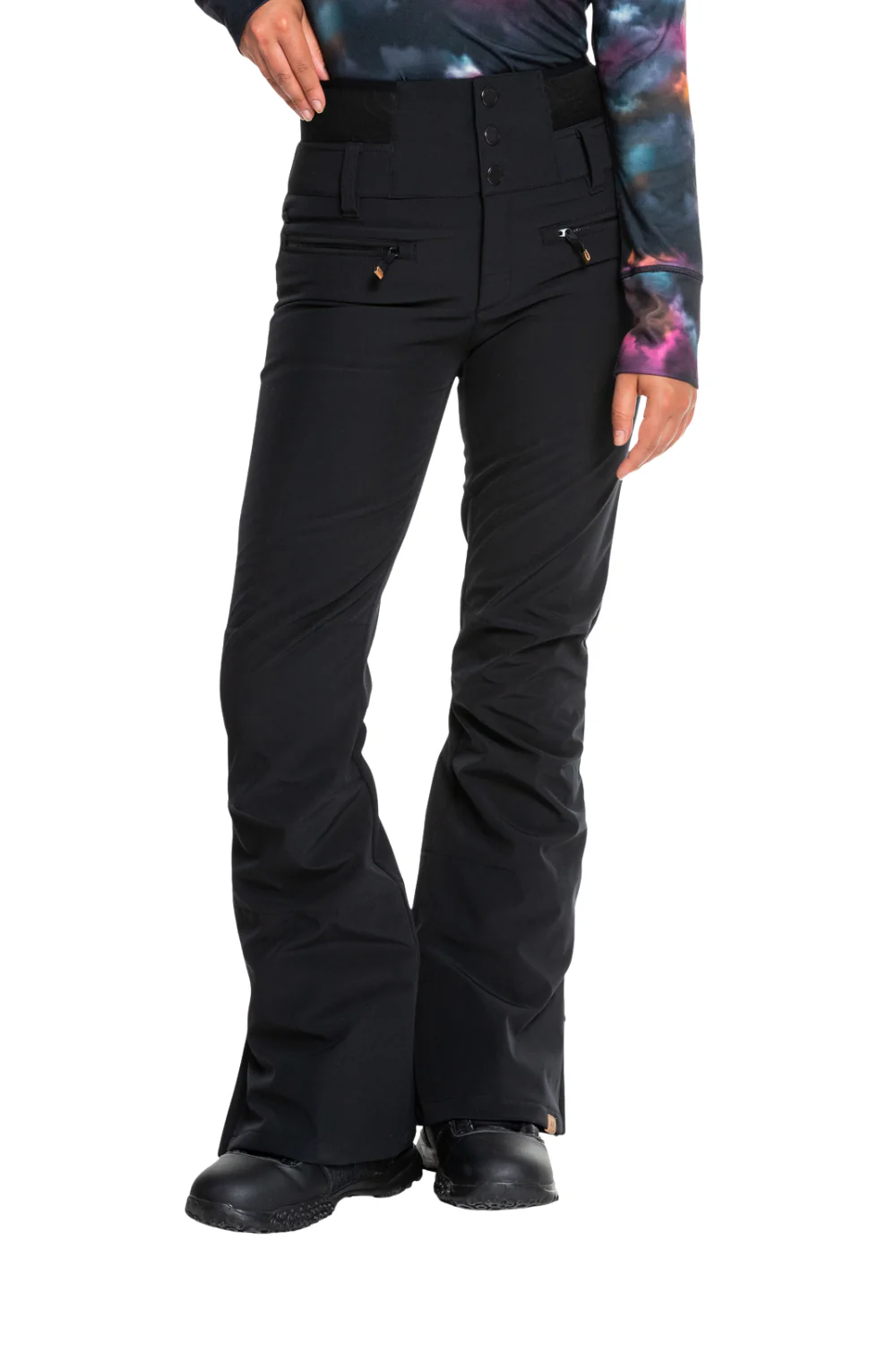 Roxy Rising High Womens Technical Ski and Snowboard Pants True Black