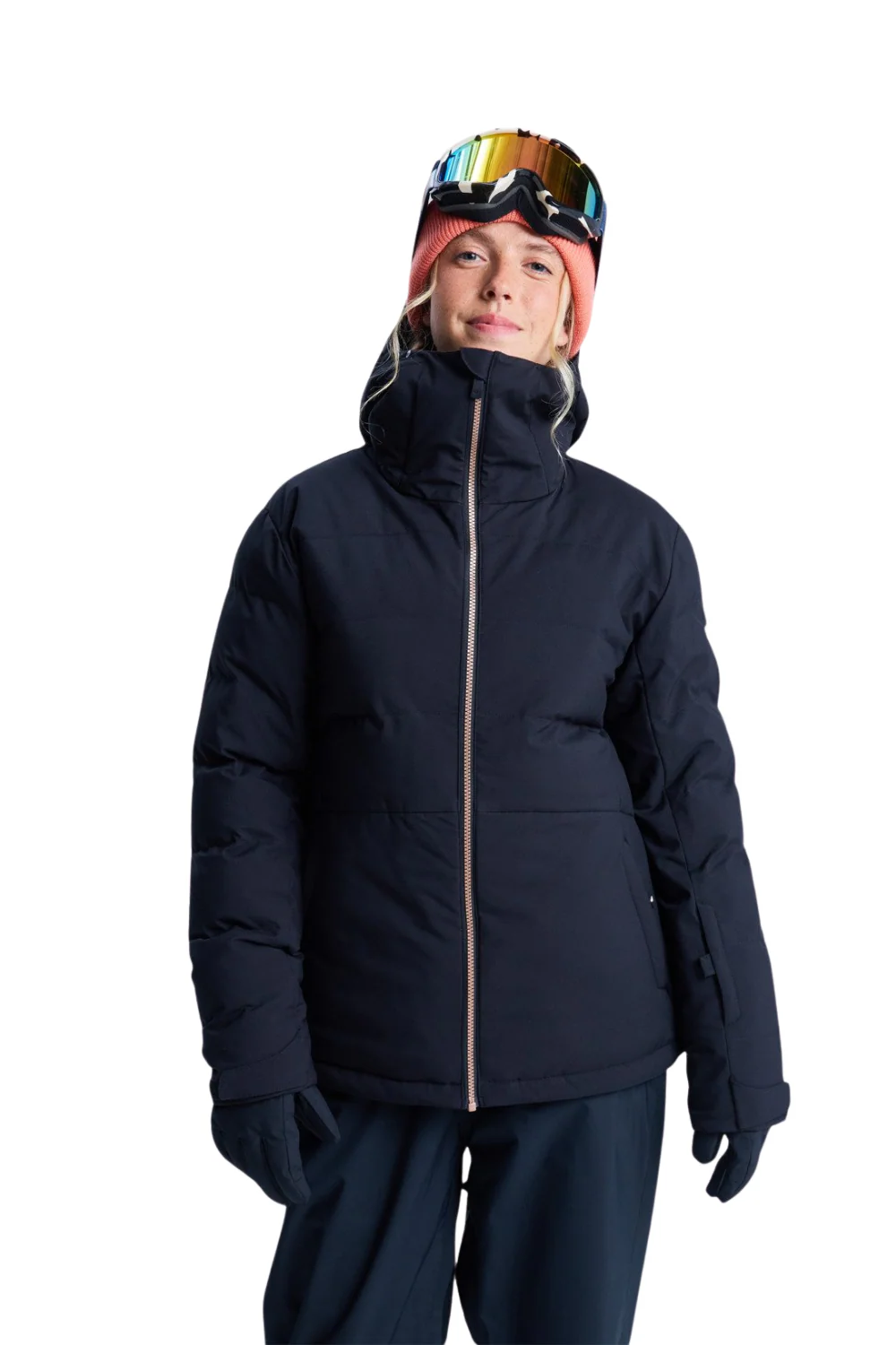 Roxy Snowyhill 10K Puffy Technical Womens Ski and Snowboard Jacket True Black