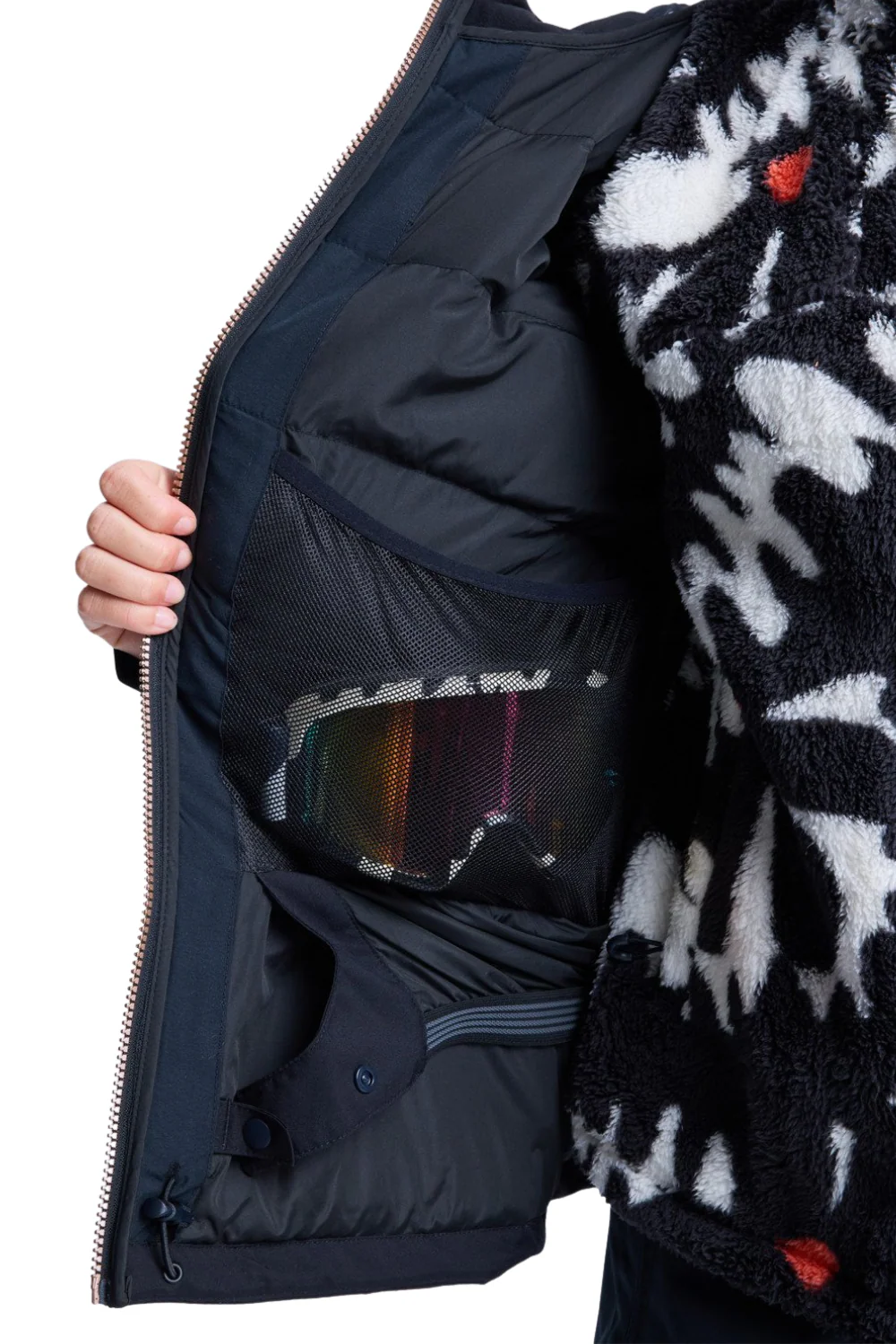 Roxy Snowyhill 10K Puffy Technical Womens Ski and Snowboard Jacket True Black - Image 8