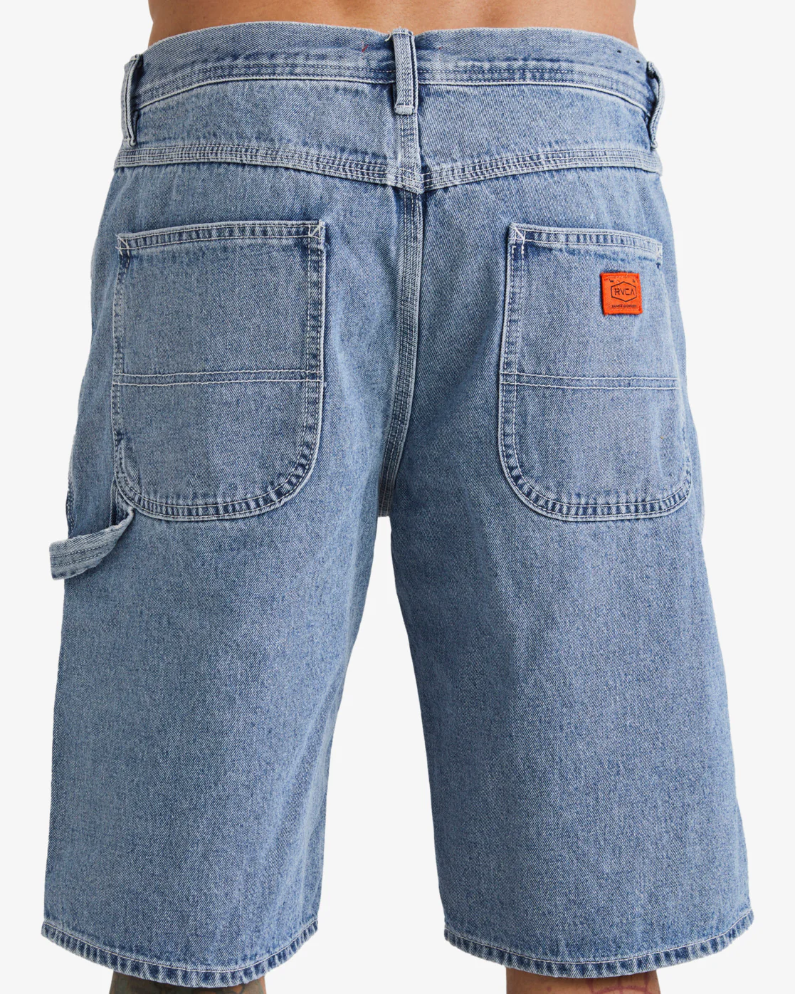 RVCA Americana Denim Short Broken Blue Wash - Image 3