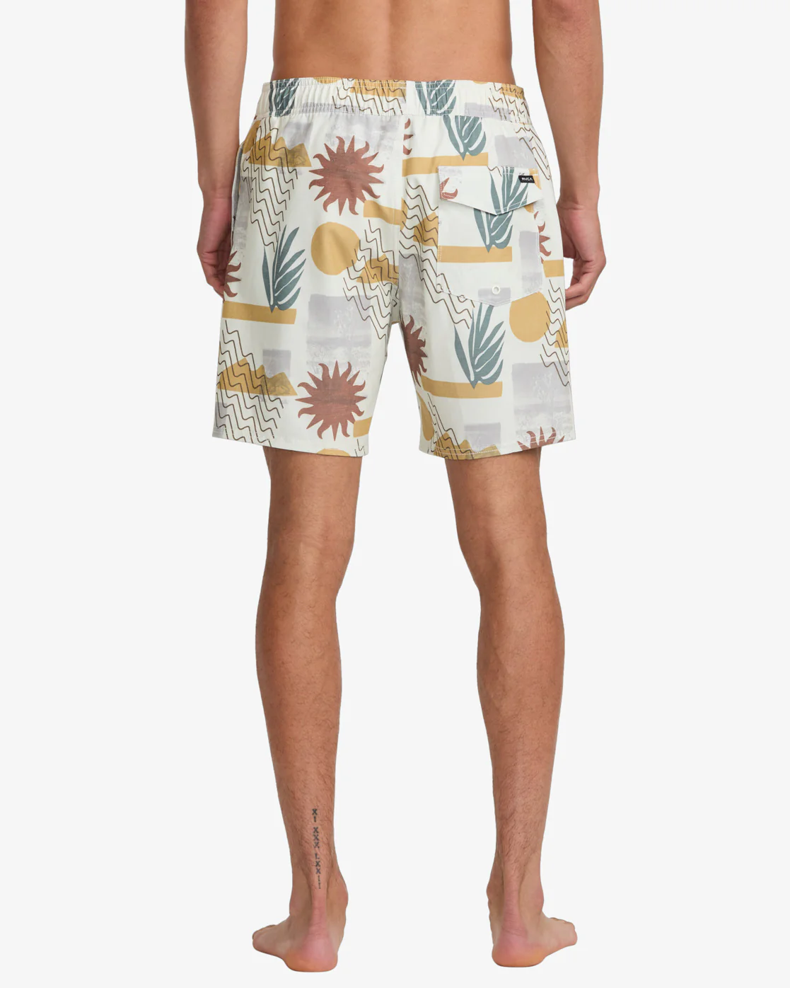 RVCA Atlas Elastic 17 Boardshort Natural - Image 2