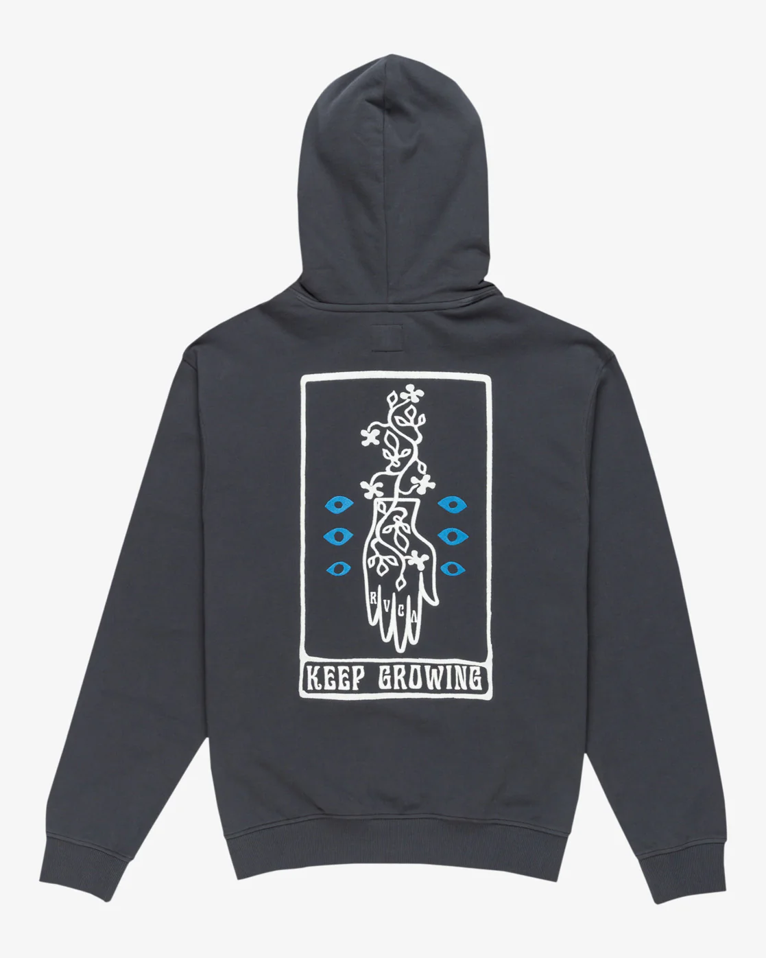 RVCA Keep Growing Hoody Garage Blue