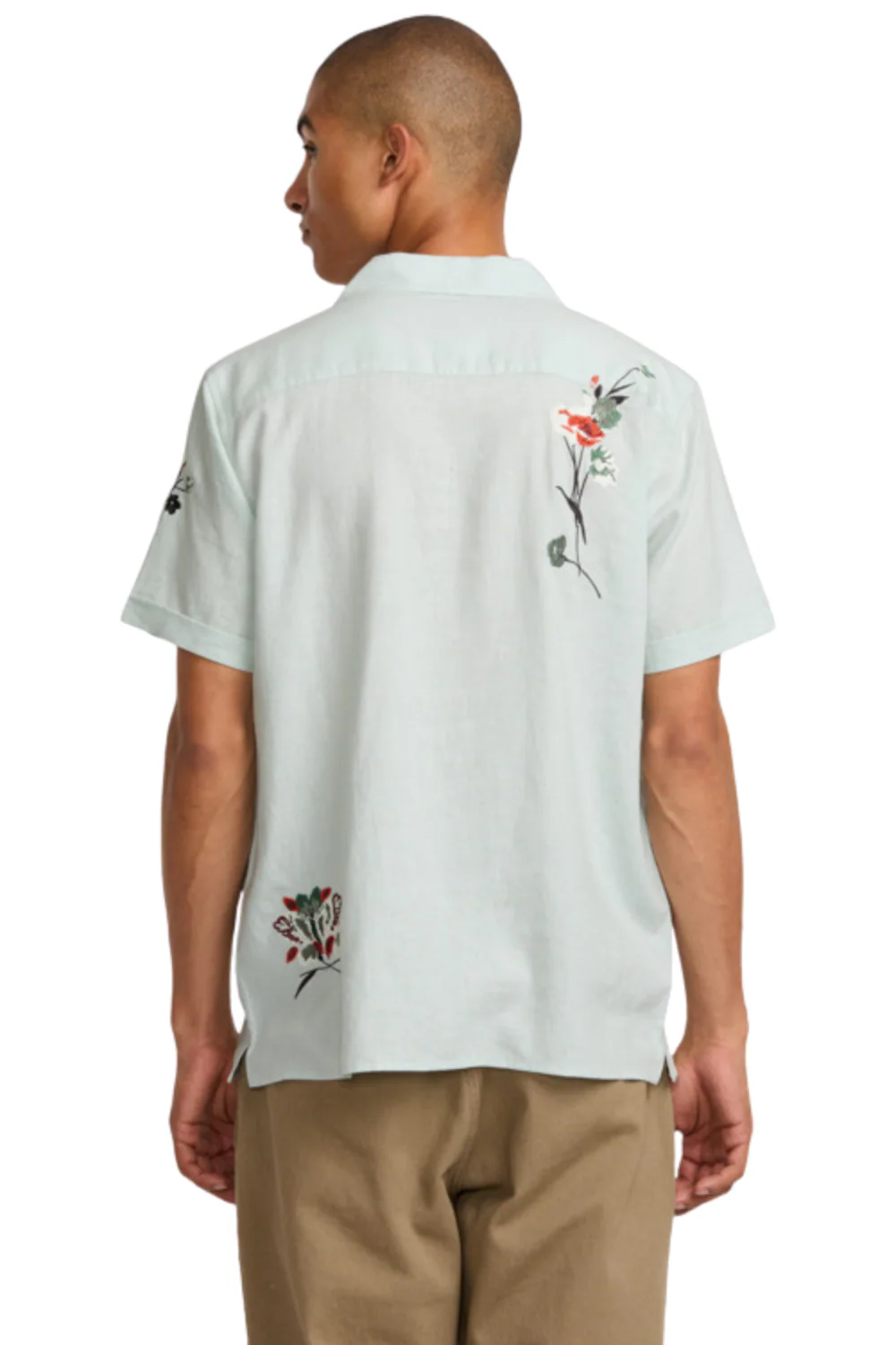 RVCA Nectar Short Sleeve Shirt Green Tea - Image 2