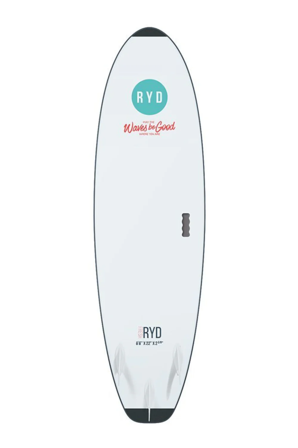RYD Fresh Soft Top Surfboard Deep Blue - Image 2