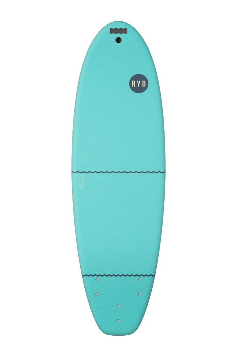 RYD Fresh Wide Soft Top Surfboard Aqua