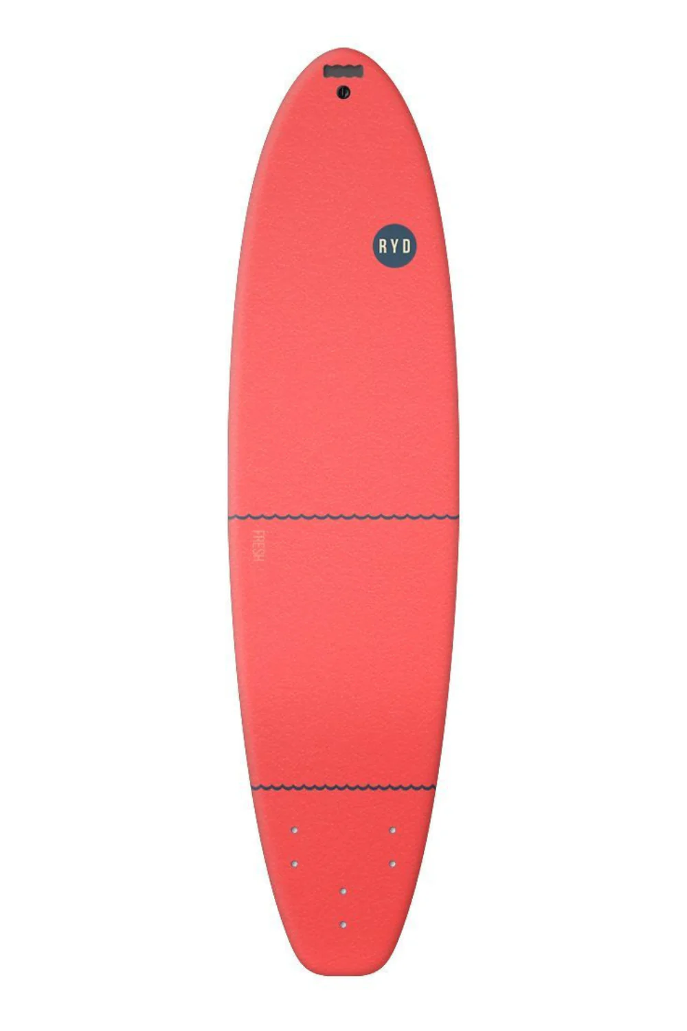 RYD Fresh Wide Soft Top Surfboard Coral
