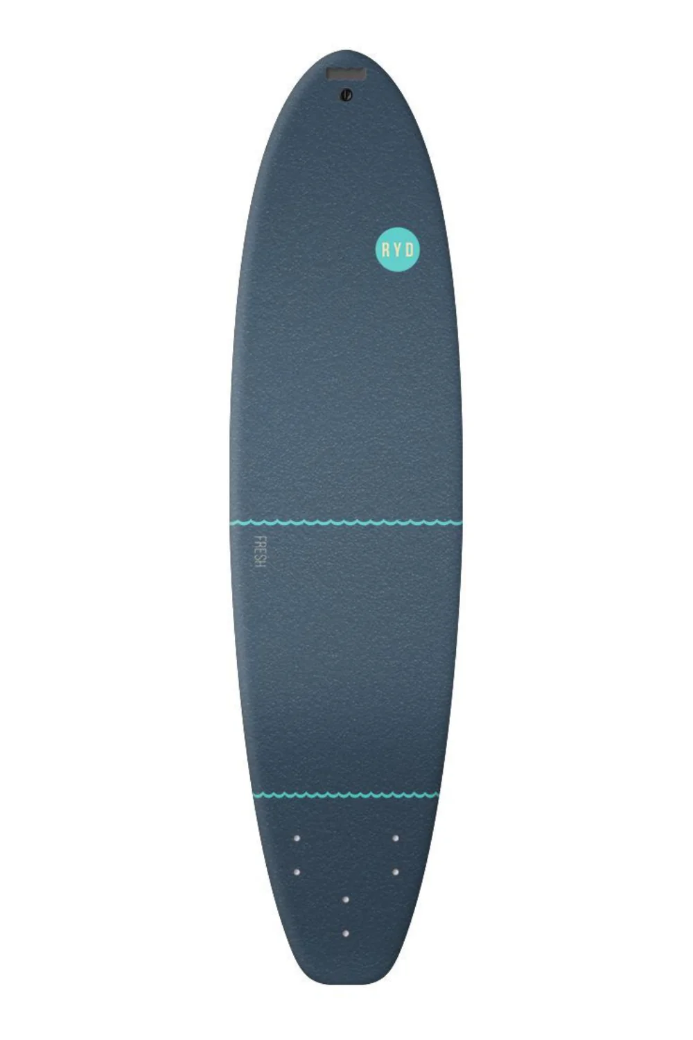 RYD Fresh Wide Soft Top Surfboard Deep Blue