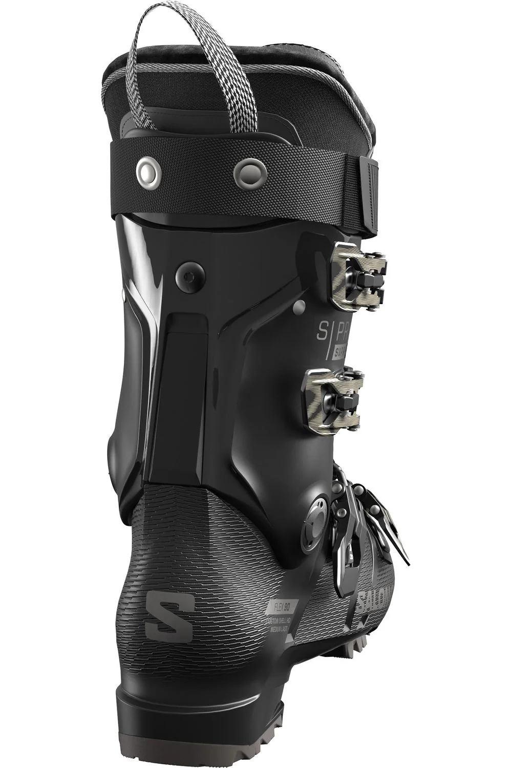 Salomon Alpha Boots S/Pro Supra 90 Womens Black - Image 2