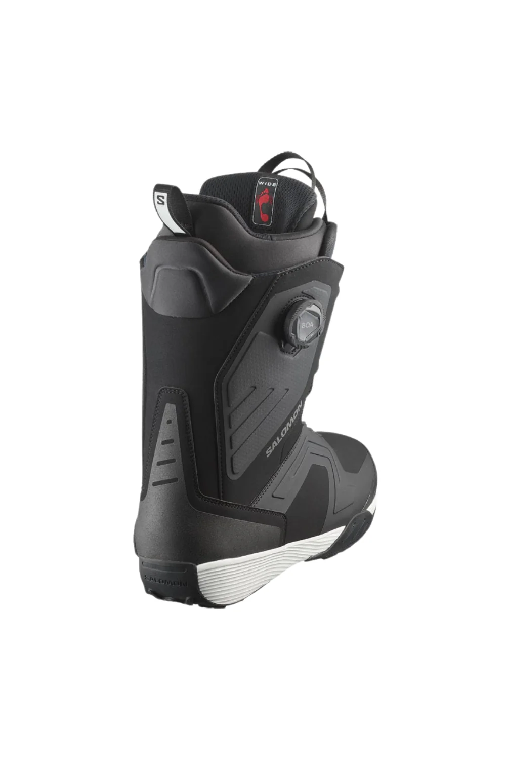 Salomon Dialogue Dual Boa Wide Mens Snowboard Boots Black - Image 2
