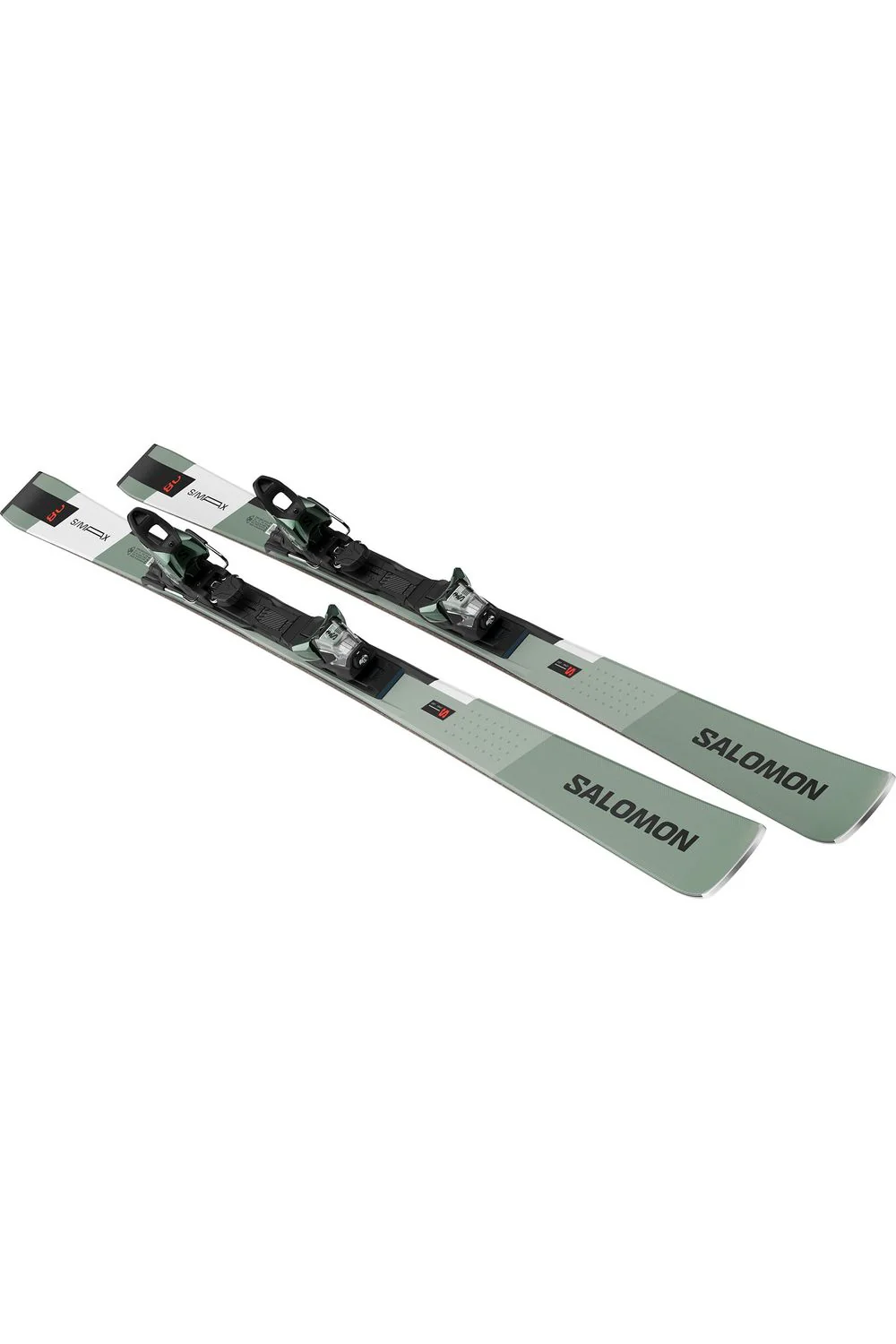 Salomon E S/Max 8 Skis + M11 GW L80 Bindings Oil - Image 5