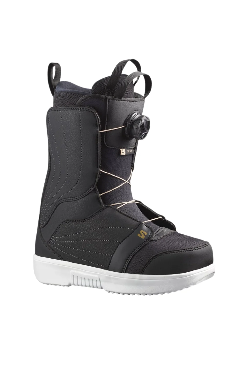 Salomon Pearl Boa Womens Snowboard Boots Black/White