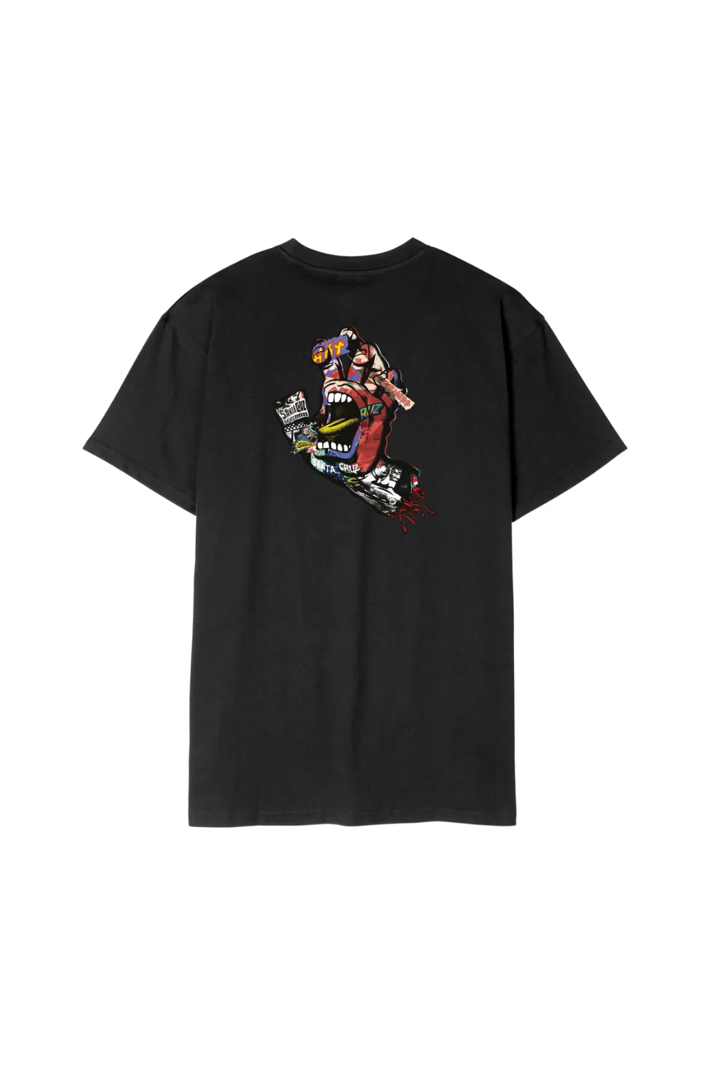 Santa Cruz Collage Hand Mens T-Shirt Black