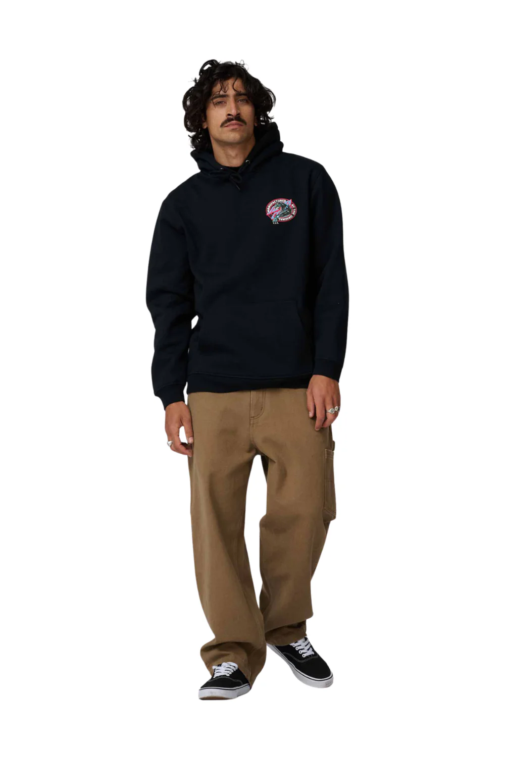 Santa Cruz Natas Sketch Panther Mens Hoodie Black - Image 4
