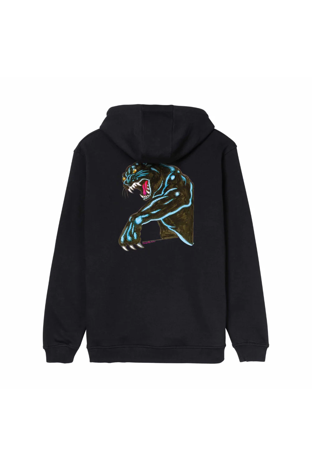 Santa Cruz Natas Sketch Panther Mens Hoodie Black - Image 6
