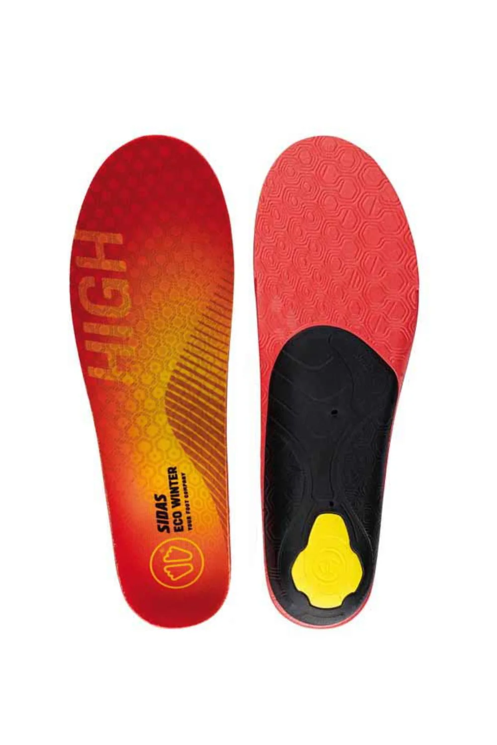 Sidas 3Feet Eco Winter High Arch Insoles Orange