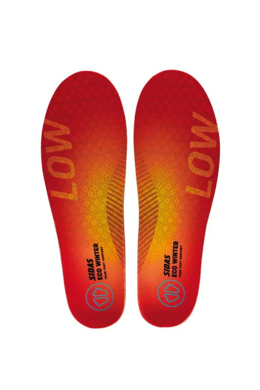 Sidas 3Feet Eco Winter Low Arch Insoles Orange - Image 2