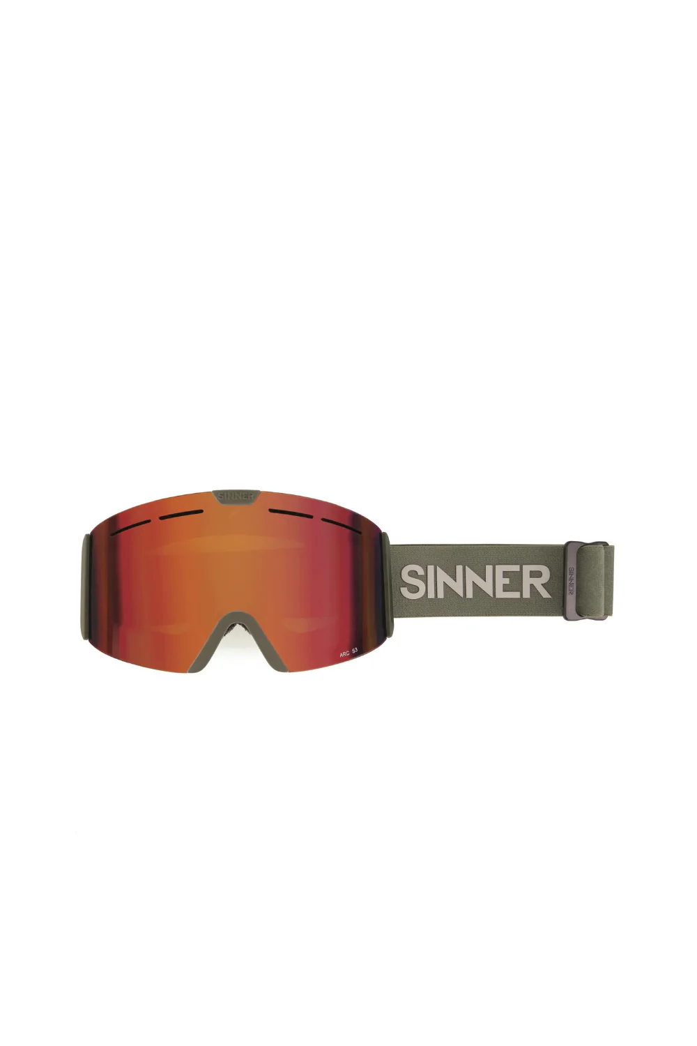 Sinner Arc S Ski Goggles Matte Moss Green - Image 2