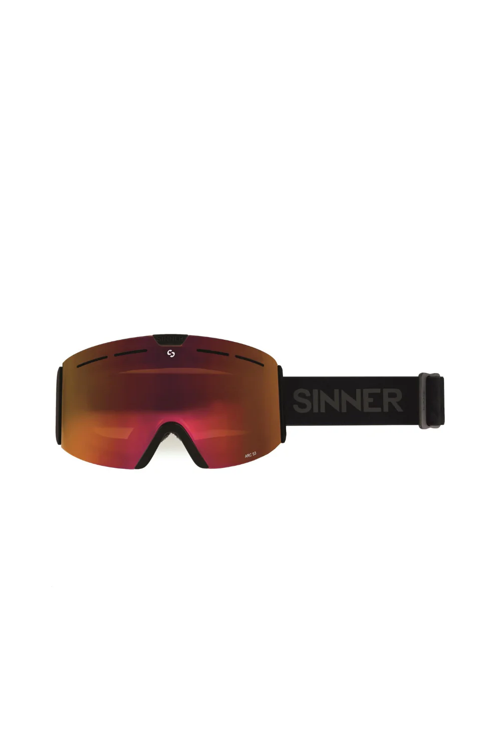 Sinner Arc Ski Goggles Matte Black - Image 2