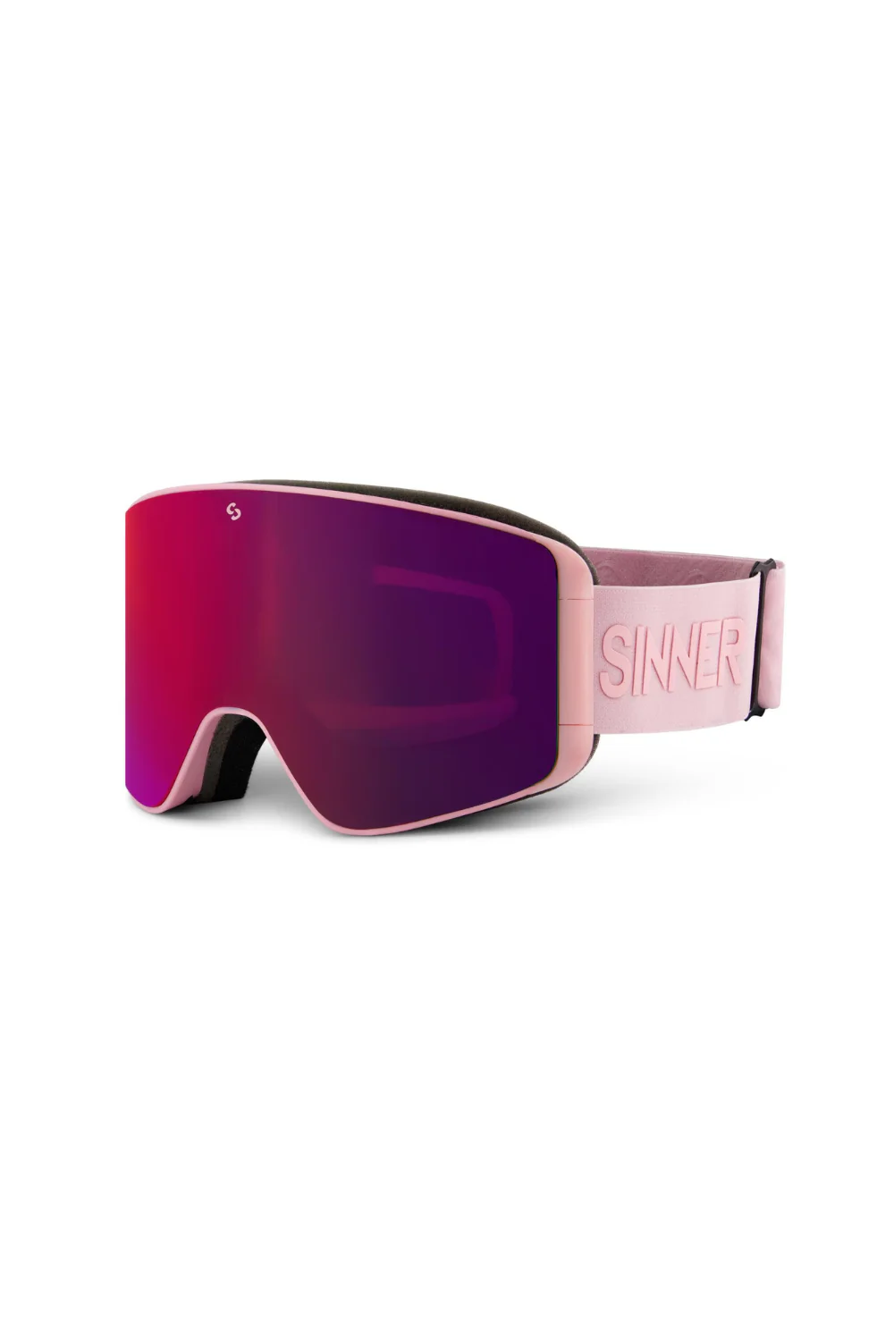 Sinner Aura Snow Goggles Light Pink