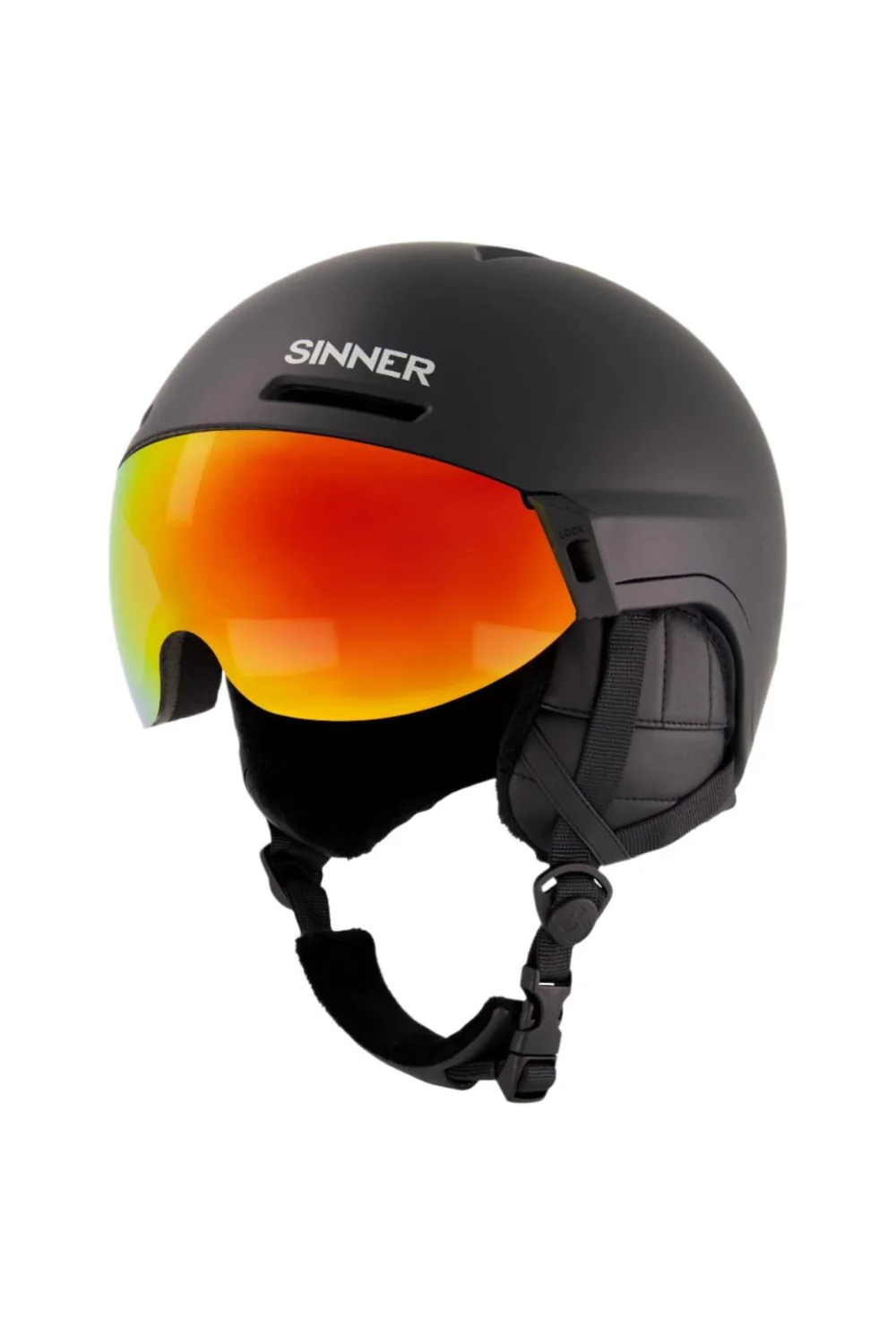 Sinner Montblanc Visor Helmet Matte Black - Image 2