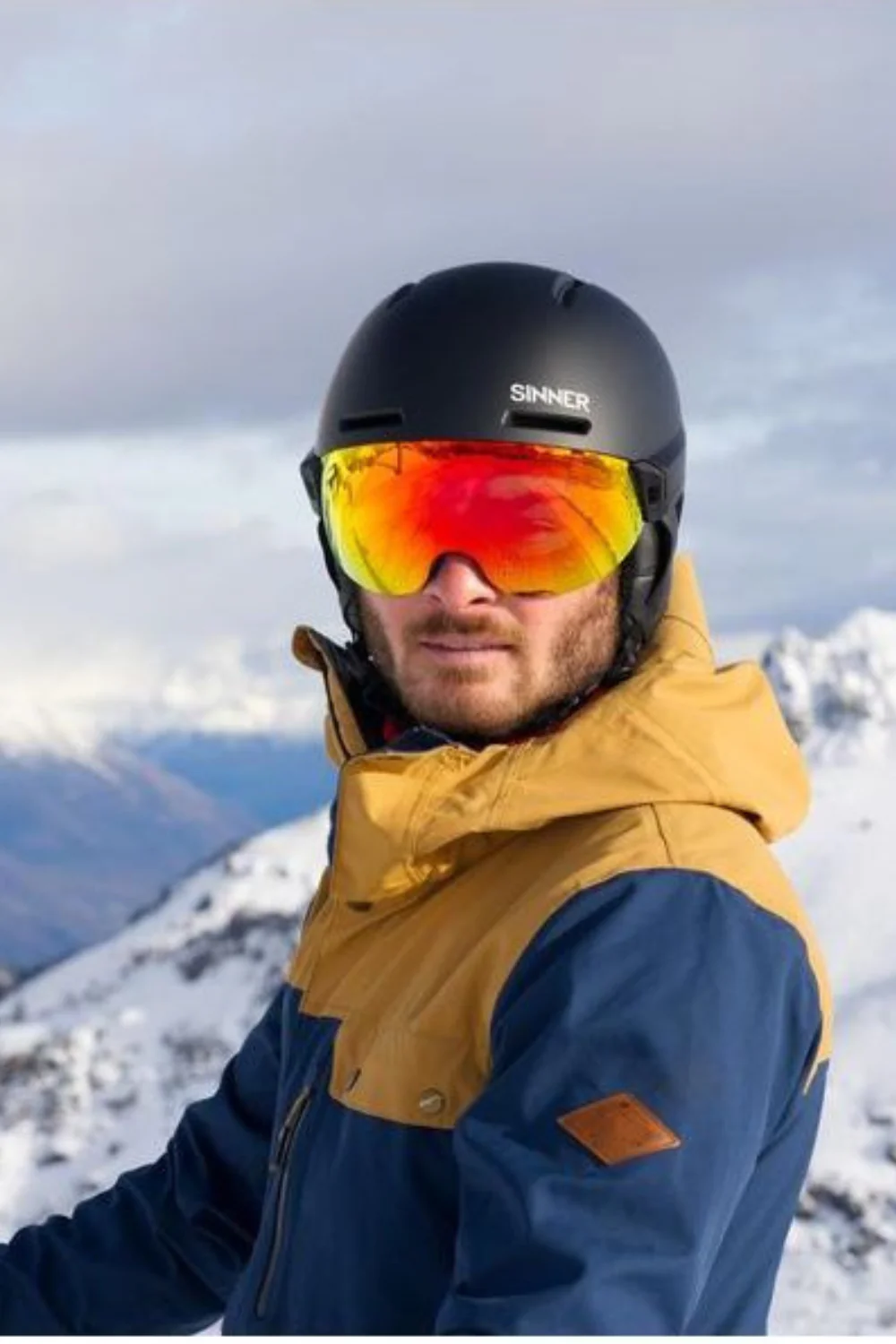Sinner Montblanc Visor Helmet Matte Black - Image 4