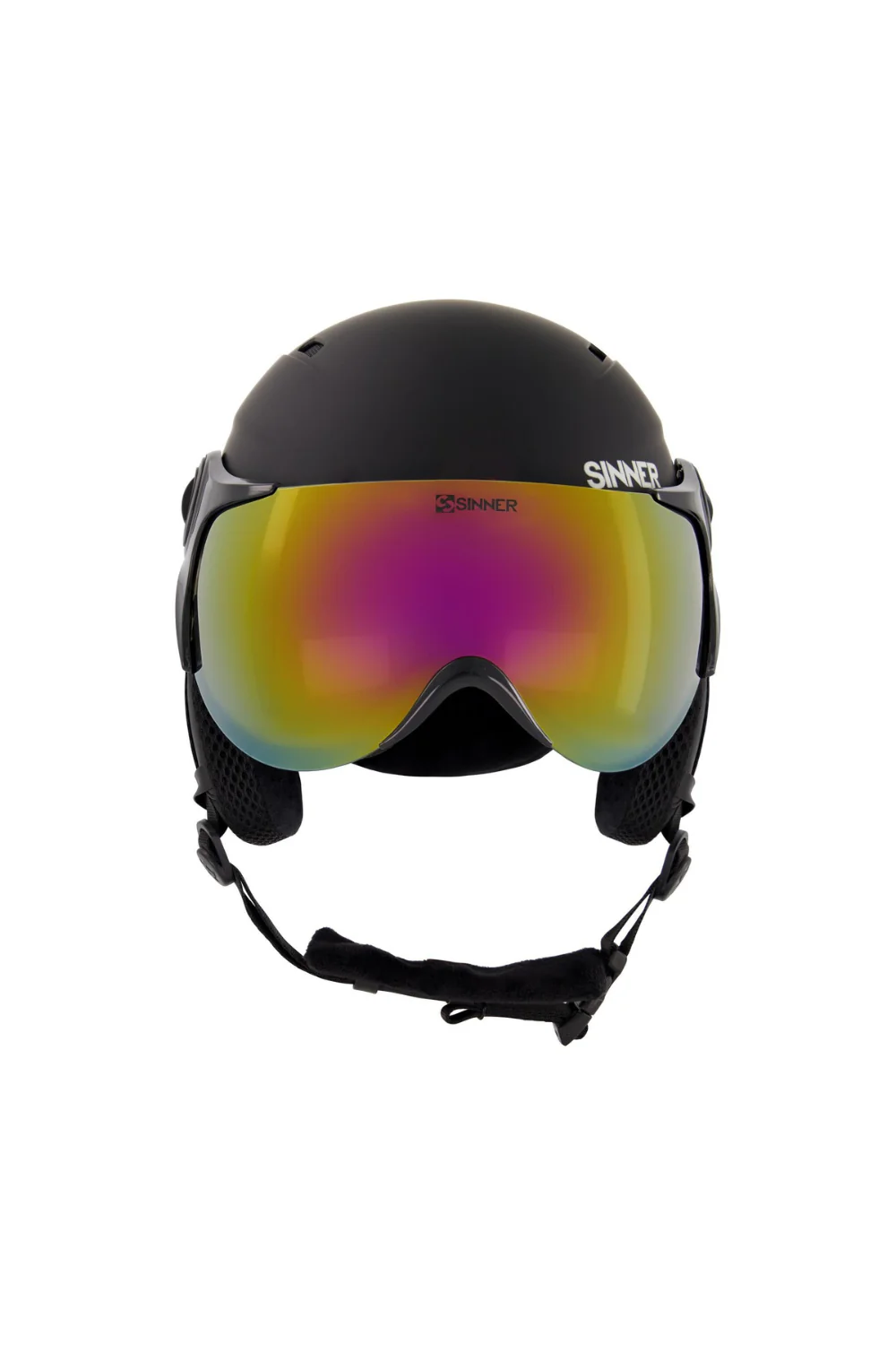 Sinner Typhoon Visor Snow Helmet Matte Black - Image 3