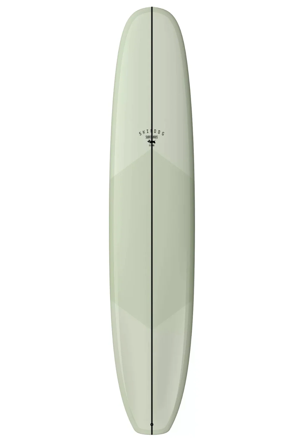 Skindog Thunderbolt Silver OG Double Scoop Longboard Surfboard Volan