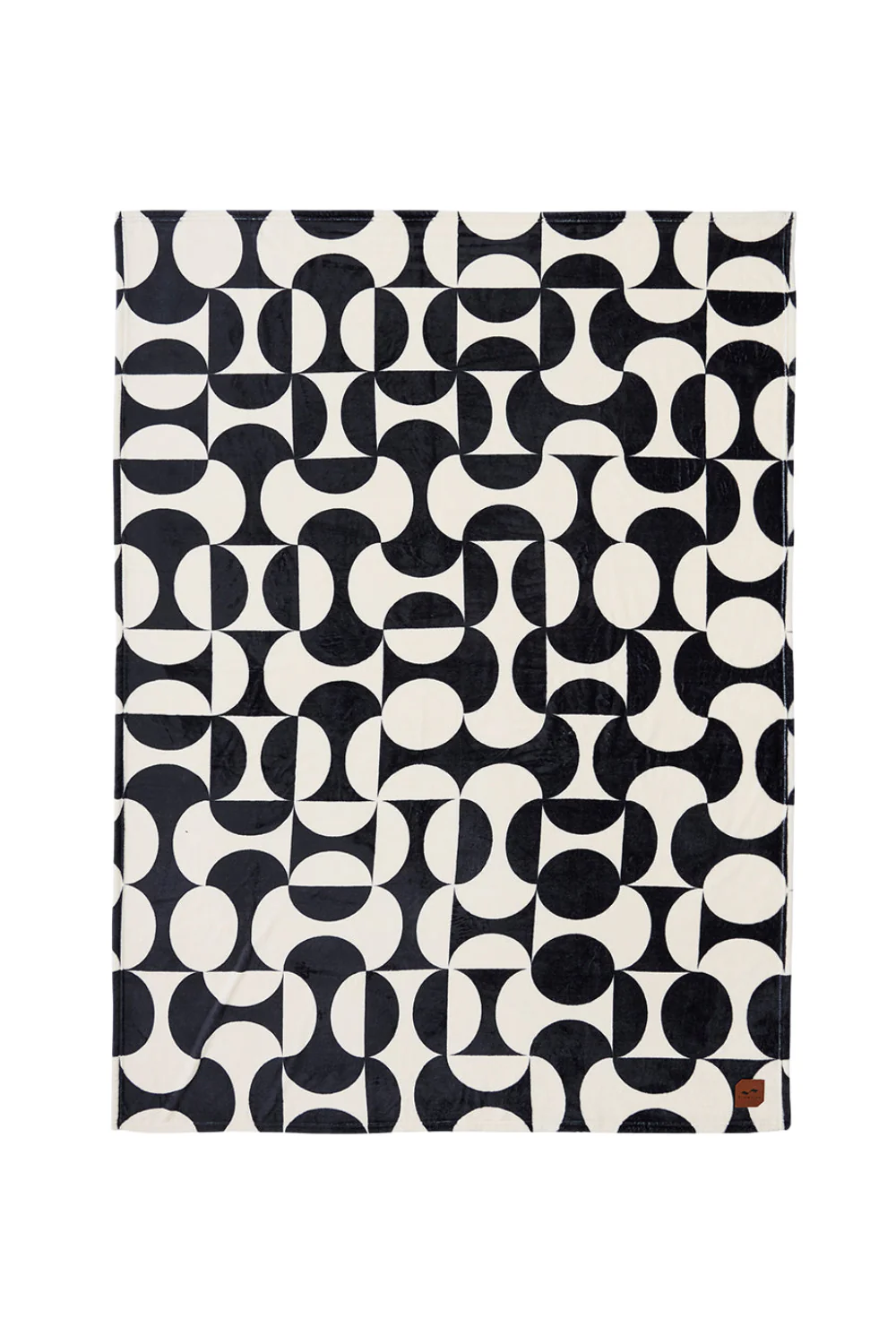 Slowtide Caster Plush Throw Blanket Black