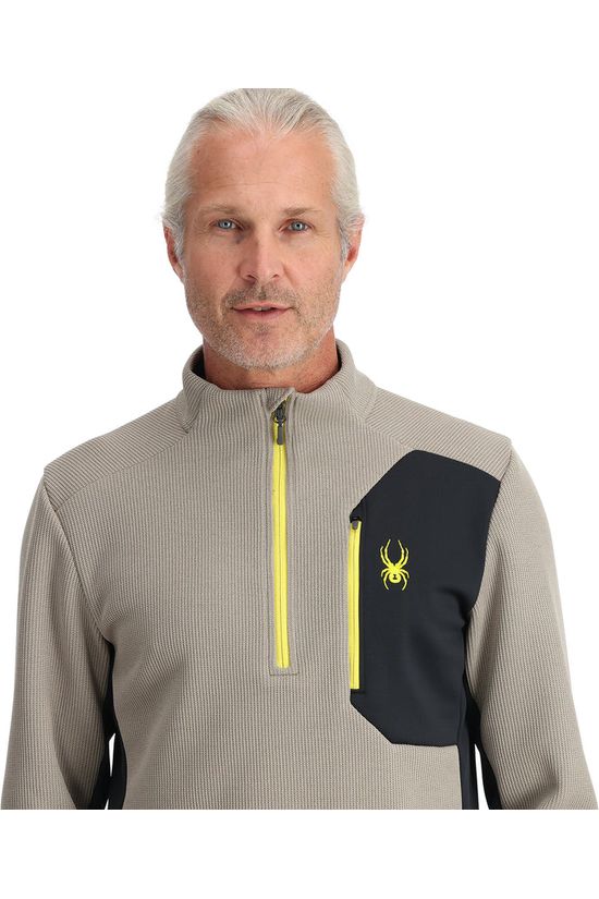 Spyder Bandit 1/2 Zip Fleece Concrete - Image 3
