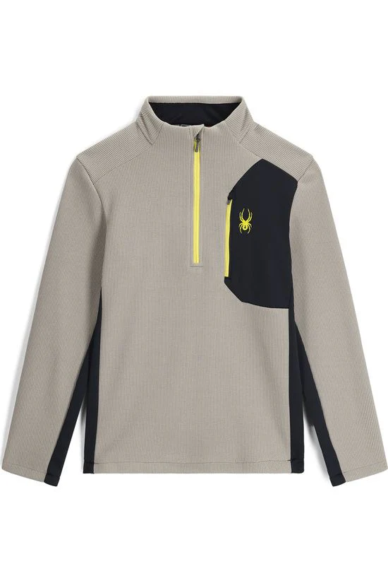 Spyder Bandit 1/2 Zip Fleece Concrete - Image 4