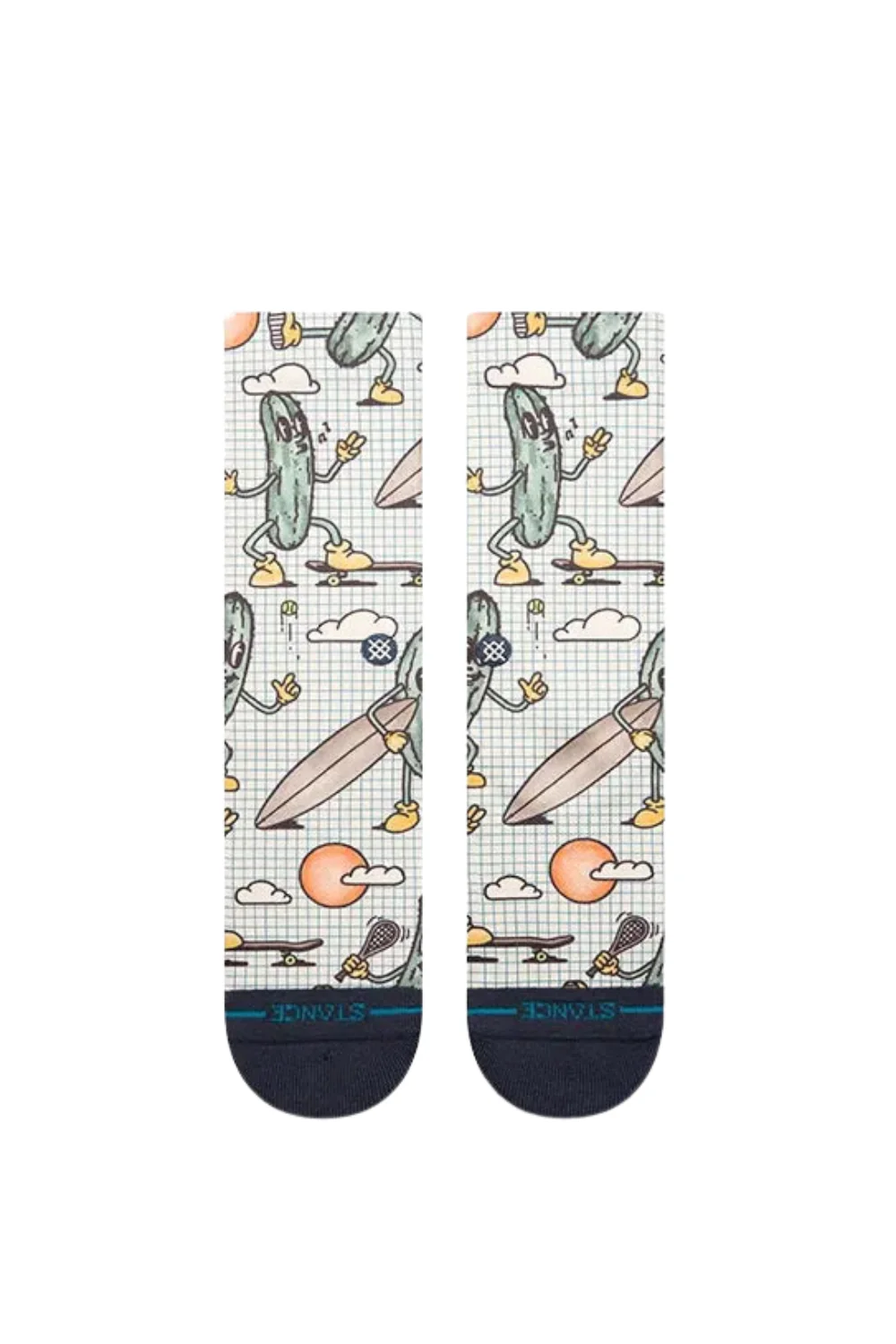 Stance Feeling Pickled Crew Socks Cream - Image 2