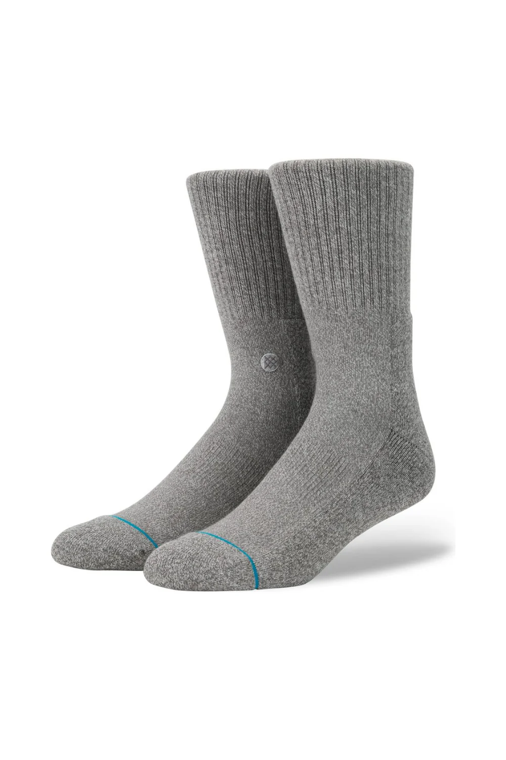 Stance Icon Crew Socks 3 Pack Black/White/Grey - Image 2