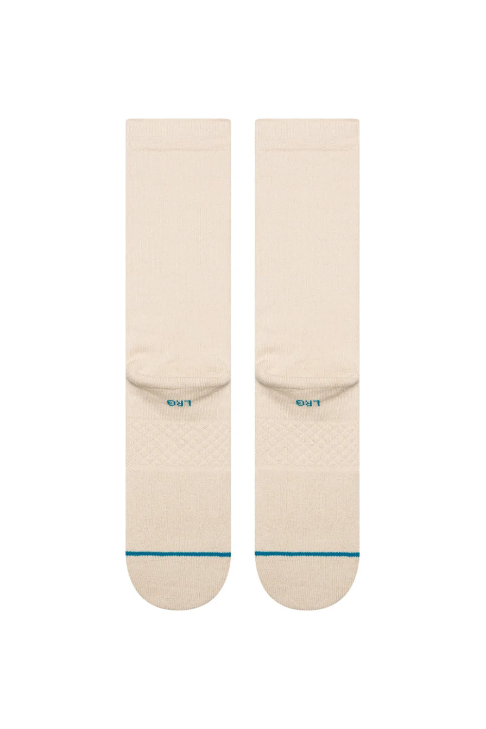 Stance Icon Crew Socks Oatmeal - Image 3