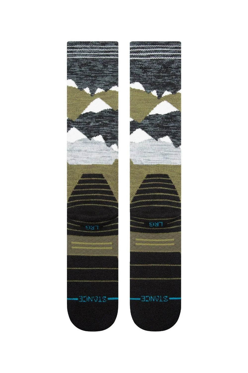Stance Lonely Peaks snow Socks Teal - Image 3
