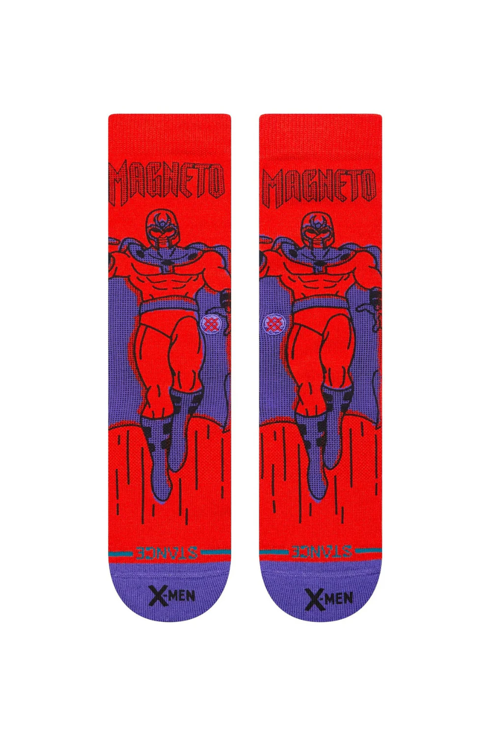 Stance Magneto Crew Socks Red - Image 2