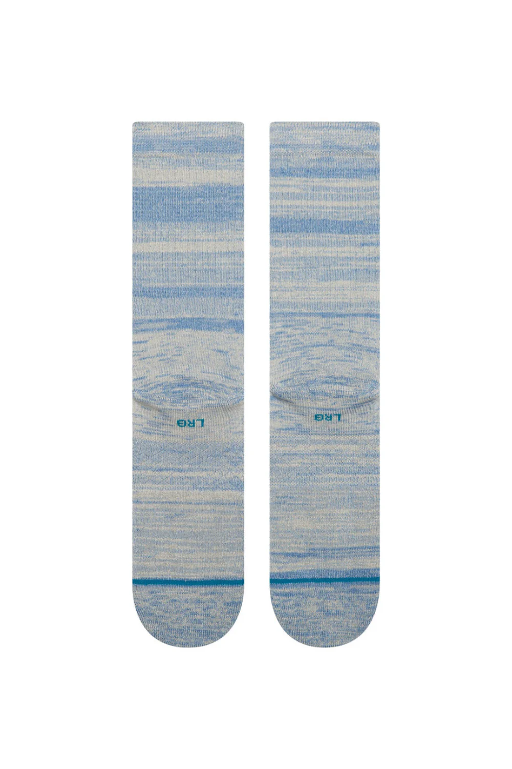 Stance Marled Crew Socks Grey/Blue - Image 3