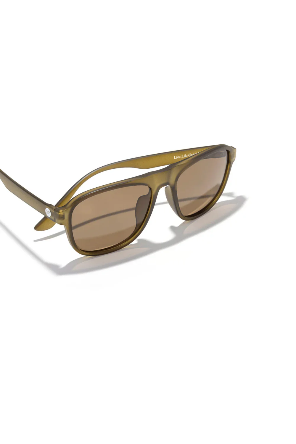 Sunski Shoreline Sunglasses Olive Amber - Image 4