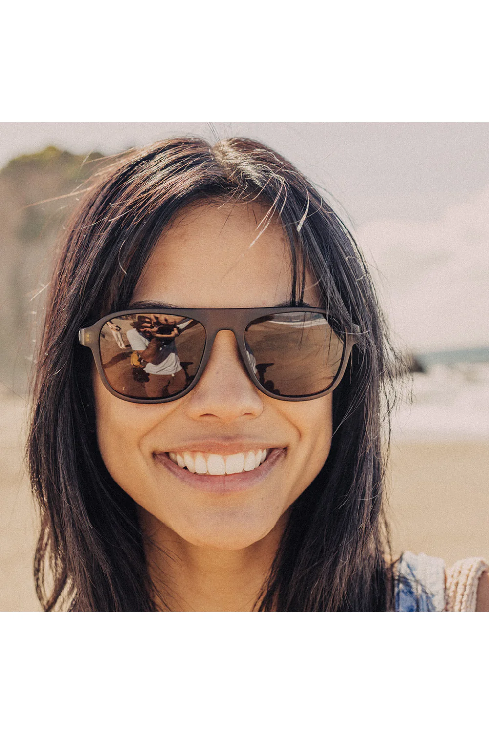 Sunski Shoreline Sunglasses Olive Amber - Image 5