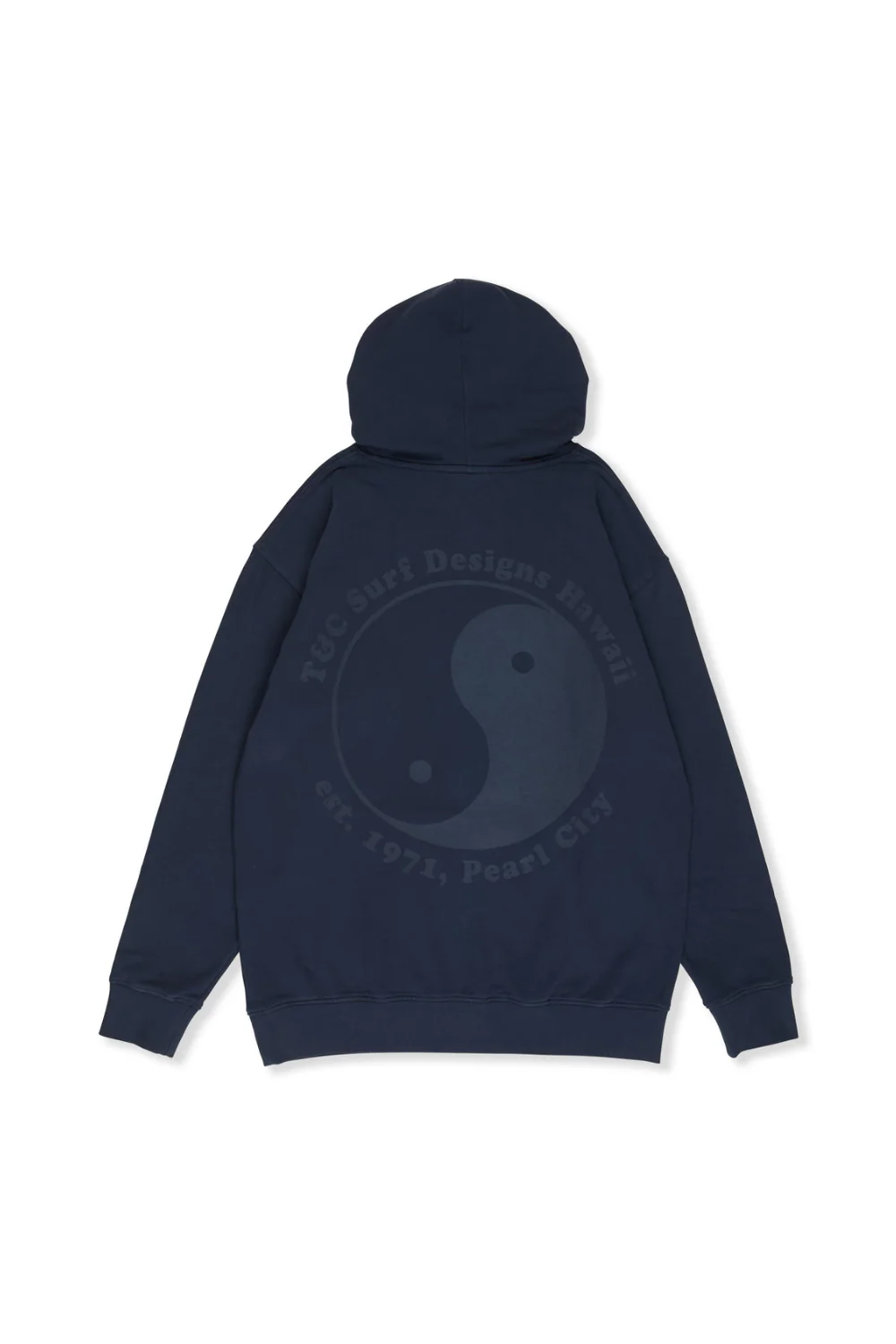 T&C Surf Designs Og Mist Mens Hoodie Sweatshirt Dark Navy
