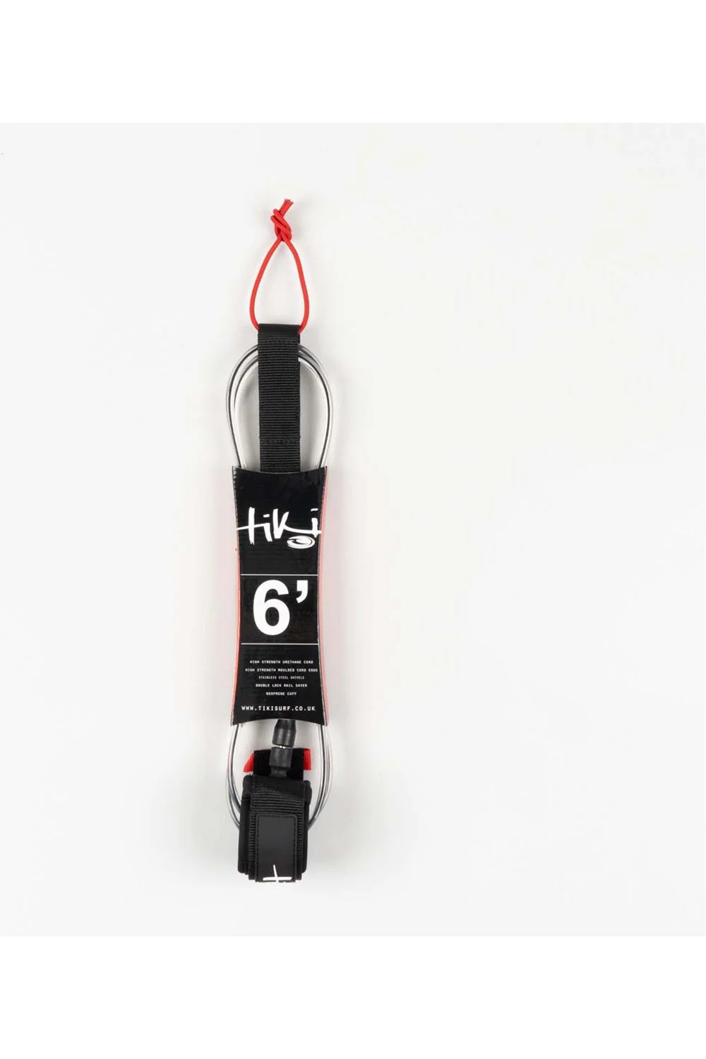 Tiki 6'0 Leash 7MM 2 Swivel Black