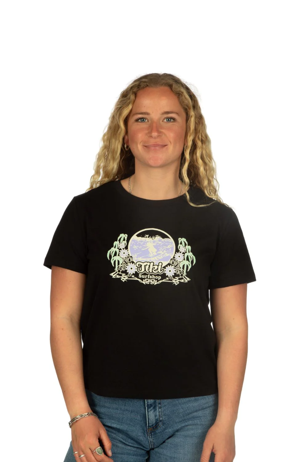 Tiki 70'S Surfer T-Shirt Black - Image 2